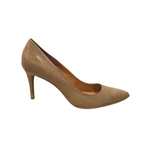 NWT - Calvin Klein - Tan Textured Heels - Size 10